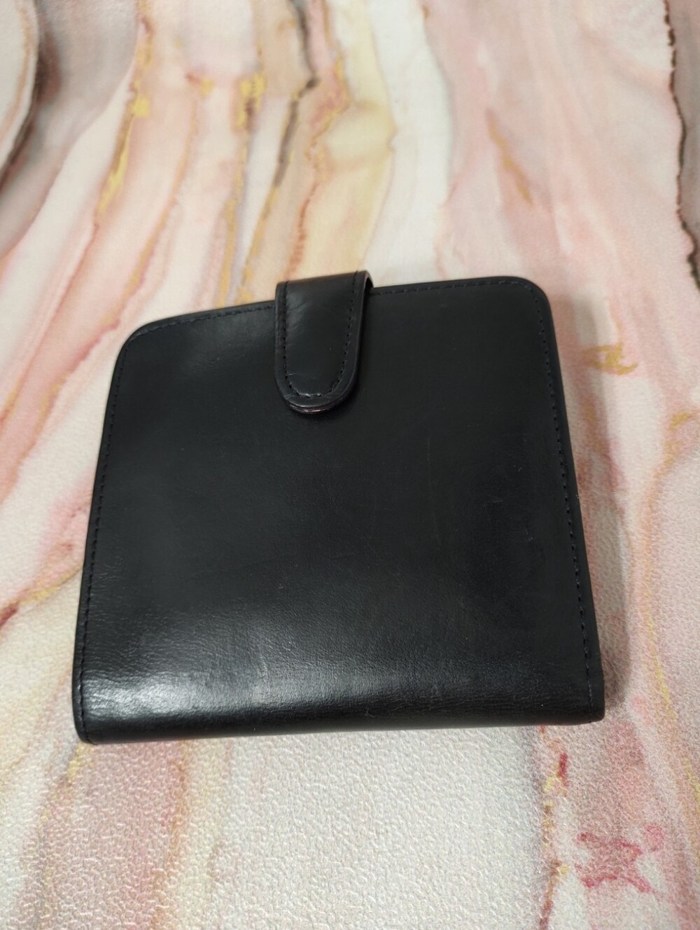 Vintage Coach 5817 Large Credit Card Wallet Black